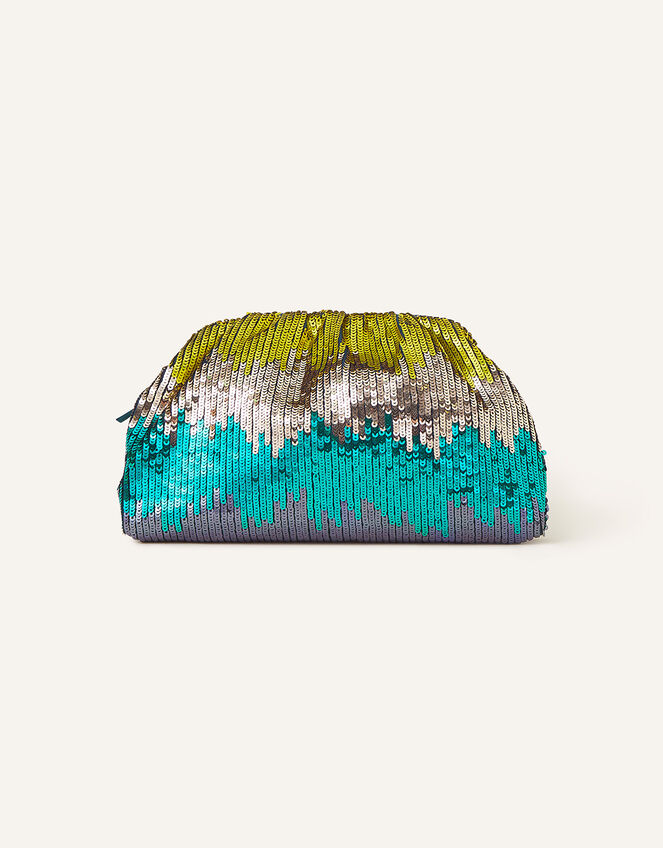 Ombre Sequin Clutch, Multi (BRIGHTS-MULTI), large