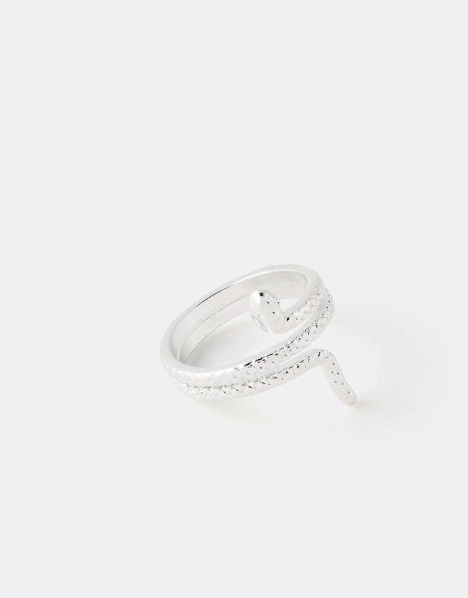 Snake Ring, Silver (SILVER), large