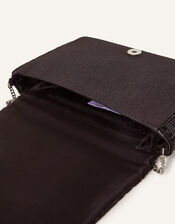 Paisley Fold Over Clutch Bag, , large