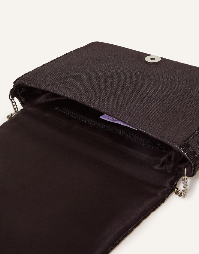 Paisley Fold Over Clutch Bag, , large