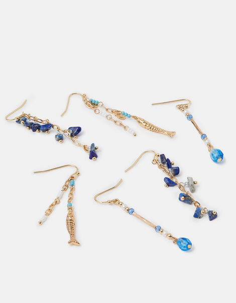 3-Pack Delicate Stone Drop Earrings, , large