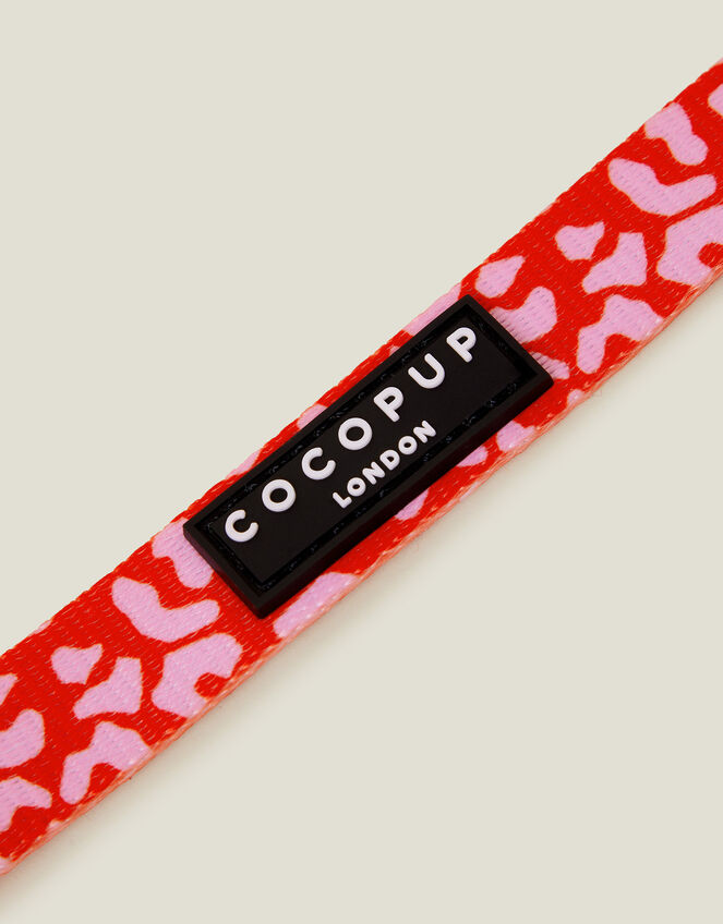 Cocopup London Leopard Print Dog Lead Pink, , large