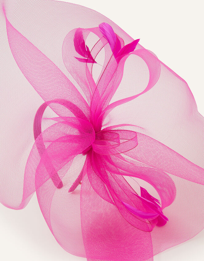 Large Double Bow Crin Headband, Pink (PINK), large