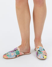 Hampton Floral Slippers, Multi (BRIGHTS-MULTI), large
