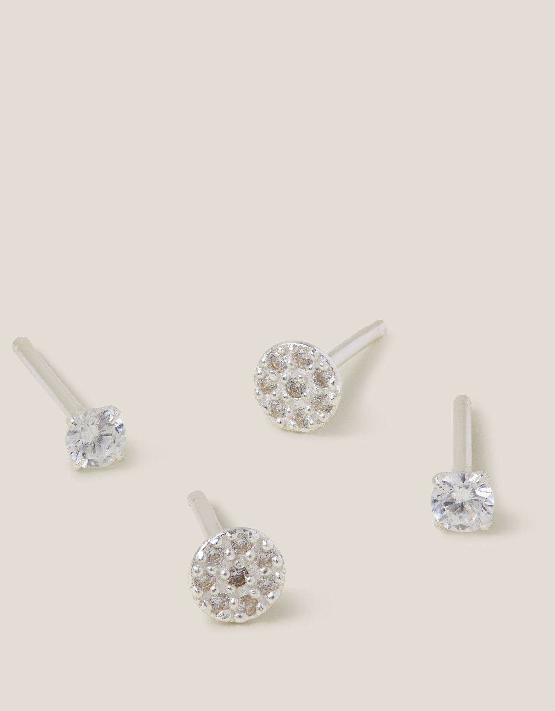 Silver sterling earrings studs clearance