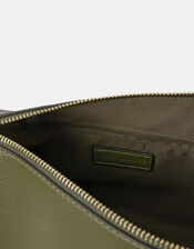 Plain Crossbody Bag, Green (OLIVE), large