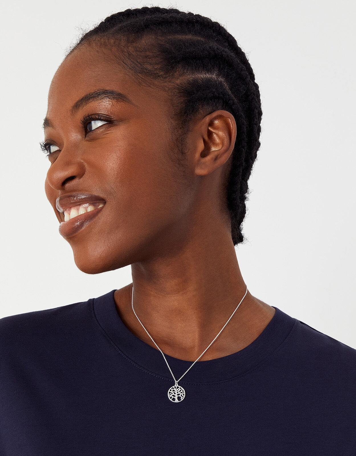 Tree of life necklace accessorize top