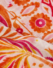 Lightweight Palm Print Scarf, , large