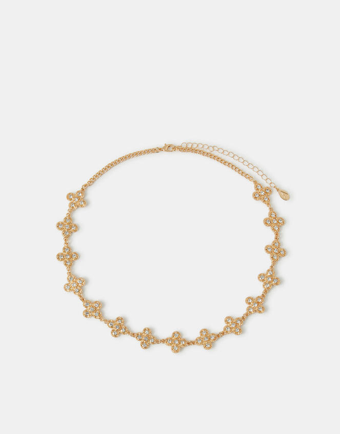 Clover Collar Necklace, , large