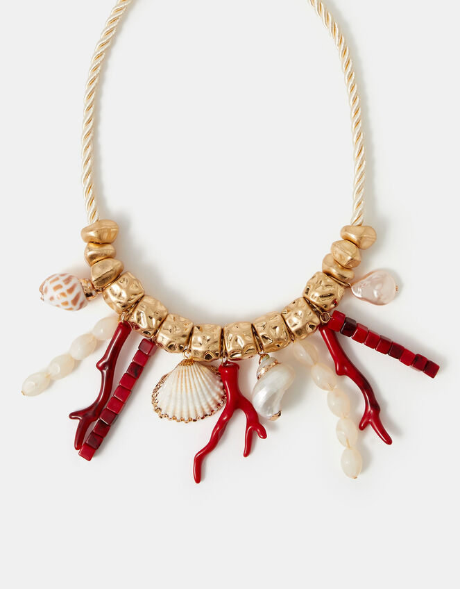 Coral Reef Statement Necklace, , large