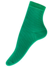 Textured Ankle Socks, , large