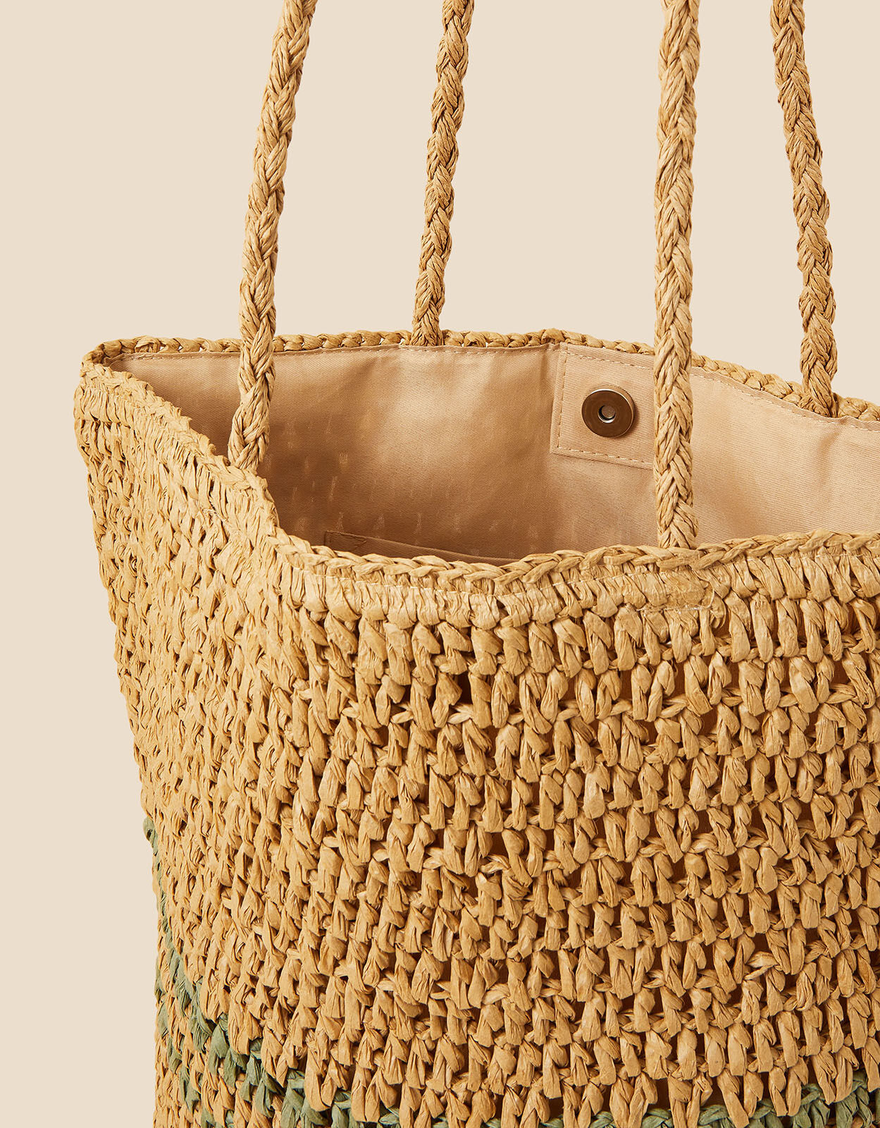 Raffia shoulder bag sale