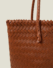 Woven Shoulder Bag, , large