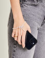 Bow Pearl Phone Charm, , large