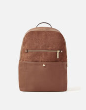 Beth Suedette Backpack , Tan (TAN), large