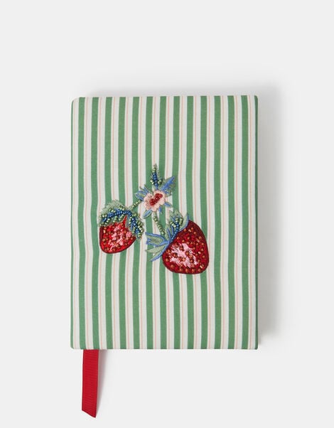 Strawberry Stripe Notebook, , large