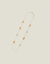 Long Disc Necklace, , large