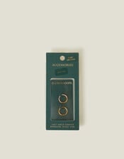 2-Pack 14ct Gold-Plated Surgical Steel Septum Hoops, , large