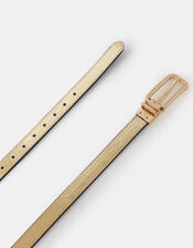 Reversible Metallic Belt, Gold (GOLD), large