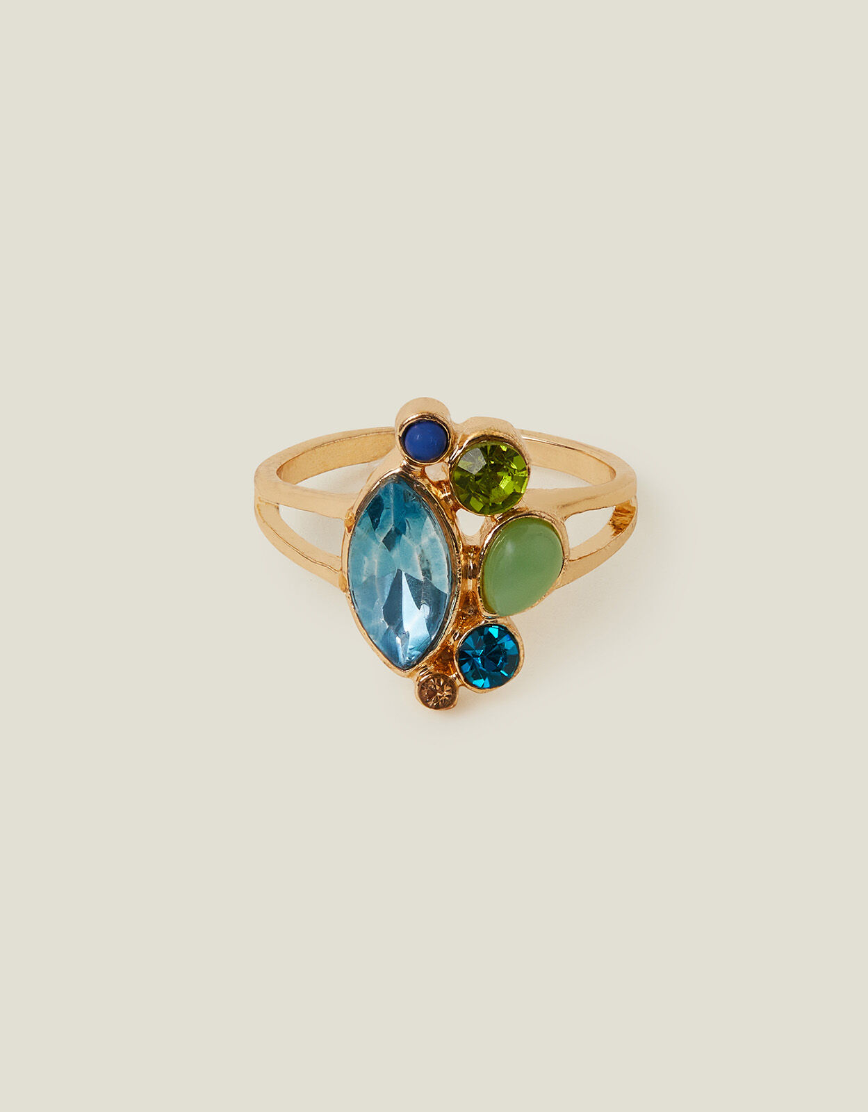 Gem hot sale cluster ring