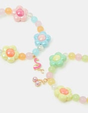 2-Pack Girls Flower Bead Bracelets, , large