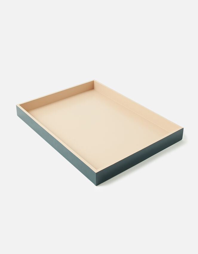 Large Wooden Contrast Tray, , large
