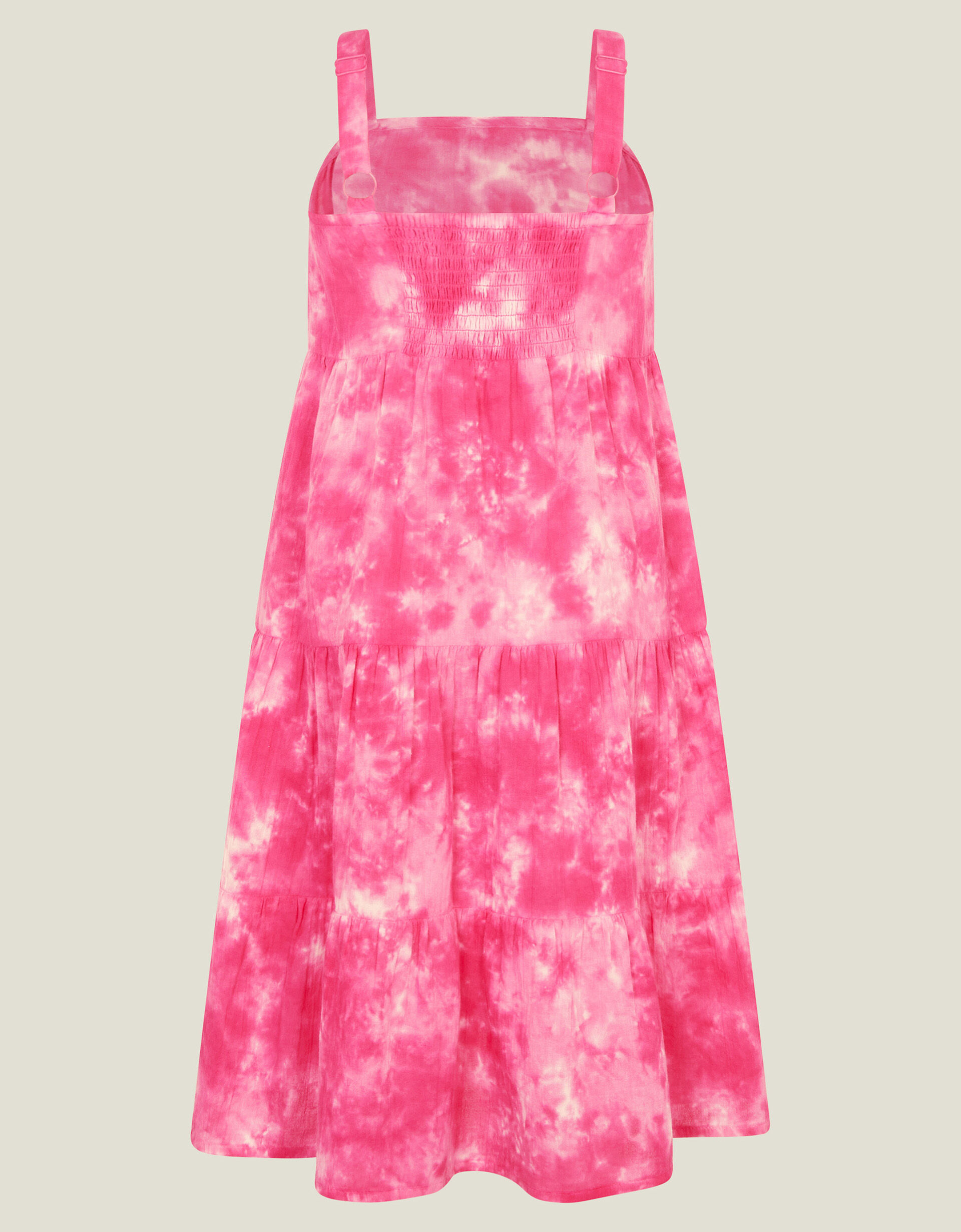 Girls Tie Dye Dress Pink
