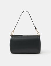 Dual Strap Leather Crossbody Bag, , large