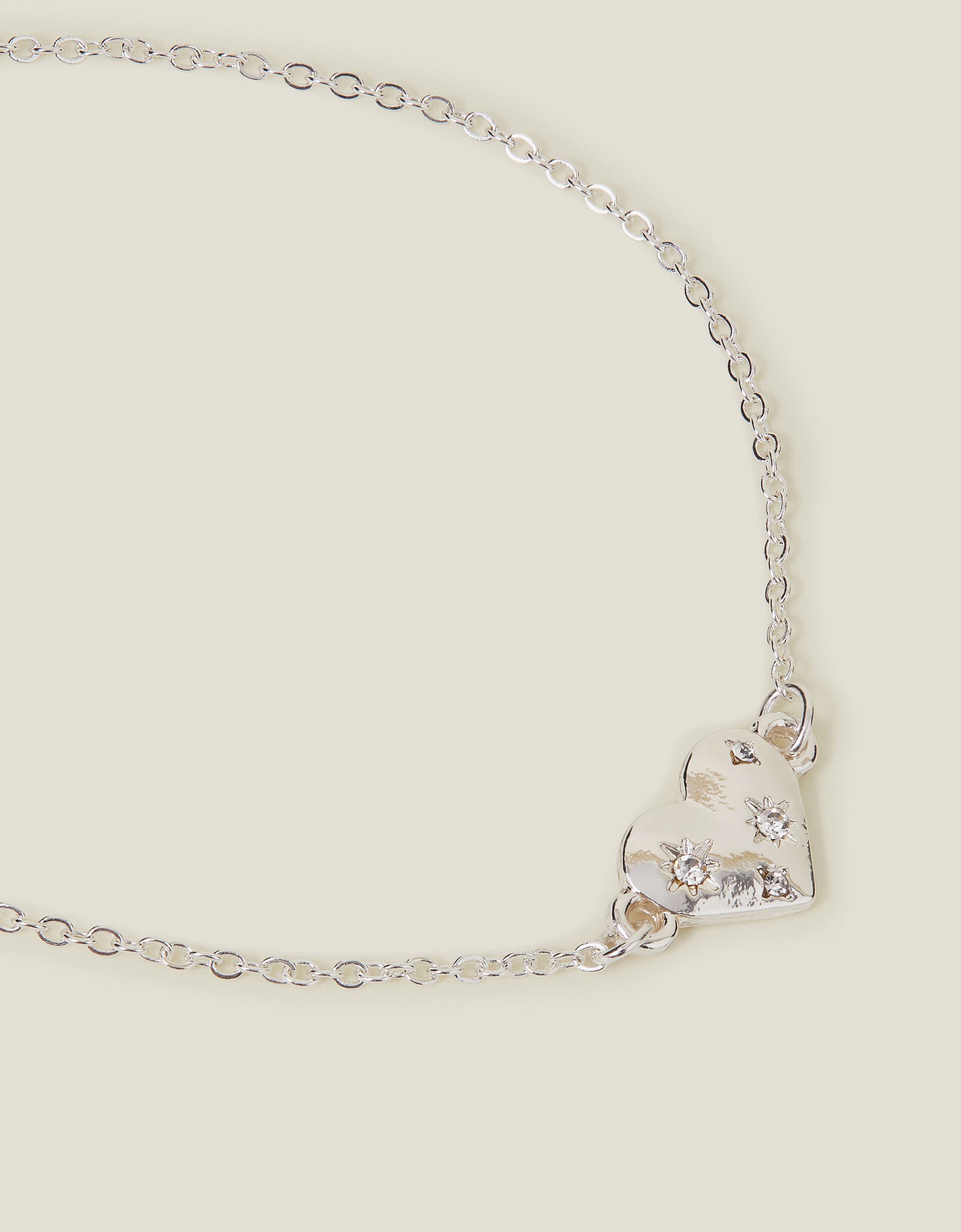 Celestial Heart Chain Bracelet Silver Bracelets Accessorize Global
