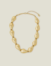 Teardrop Chain Collar Necklace, , large