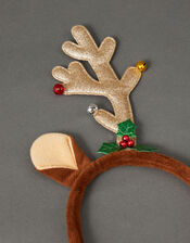 Christmas Reindeer Antler Headband, , large
