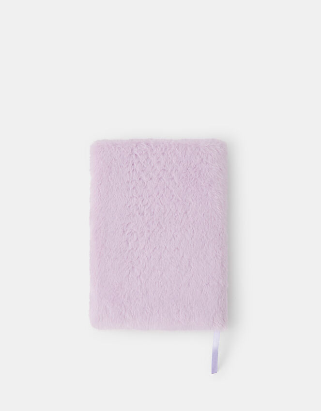Girls Fluffy Puppy Notebook, , large