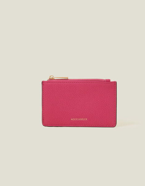 Classic Card Holder, Pink (FUCHSIA), large