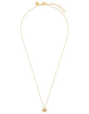 Gold-Plated Sparkle Planet Necklace, , large