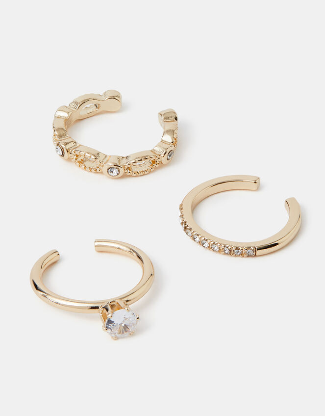 3-Pack Mix Diamant&eacute; Toe Rings, , large