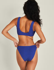 Crinkle Bikini Bottom, Blue (BLUE), large