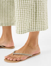 Stainless Steel Clover Station Anklet, , large