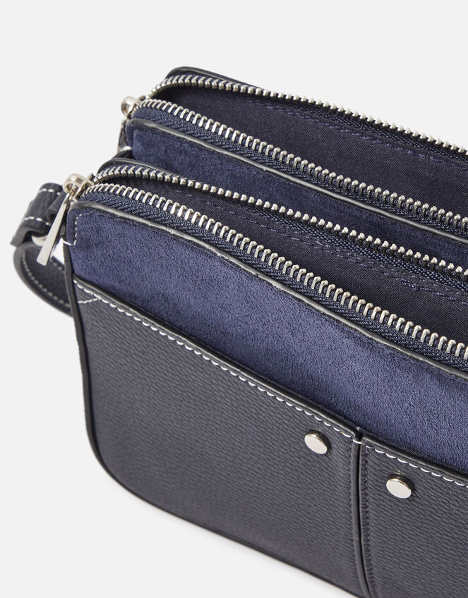 Charlotte Cross-Body Bag, Blue (NAVY), large