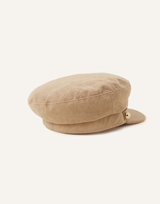 Cord Mariner Cap, Camel (CAMEL), large