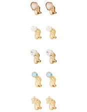 Gem and Jewel Clip-On Earring Multipack, , large