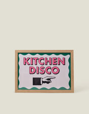 Pink Giraffe Print Co Kitchen Disco Framed A3 Art Print, , large