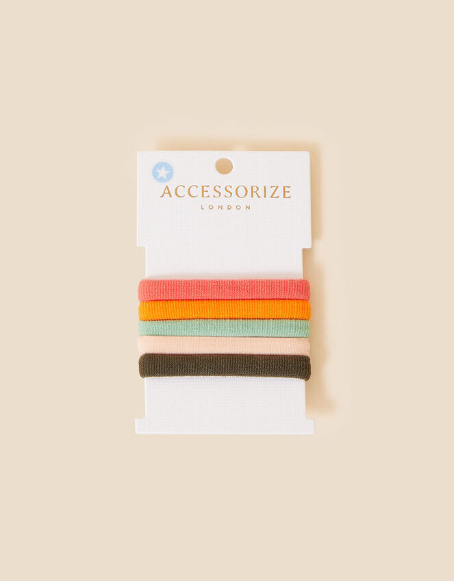 Thick Towelling Hair Band Multipack, , large