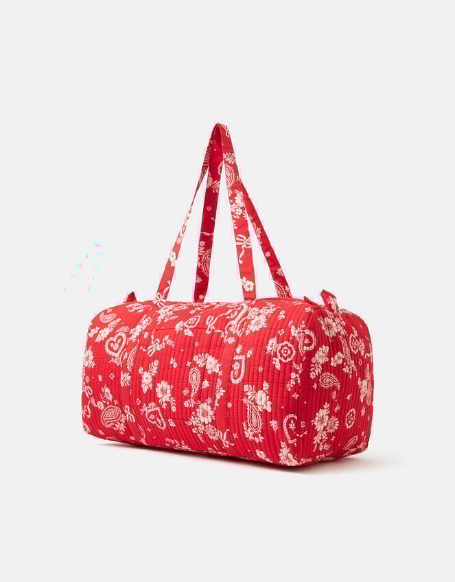 Paisley Floral Weekender Bag, , large