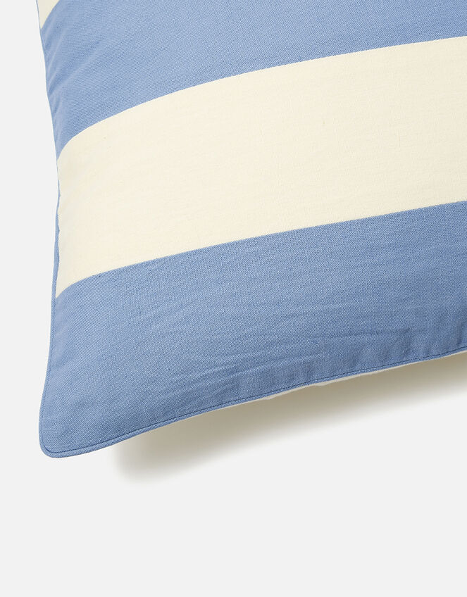 Hampton Stripe Cushion Cover, Blue (BLUE), large