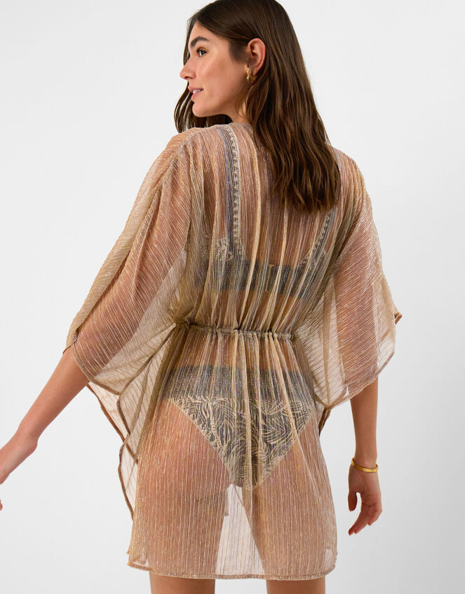 Shimmer Mini Kaftan, Gold (GOLD), large