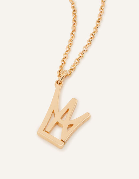 Crown Pendant Necklace, , large