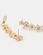 Floral Climber Stud Earrings, , large