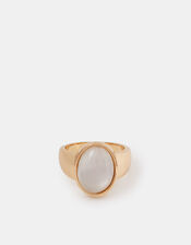 Resin Stone Ring, White (WHITE), large