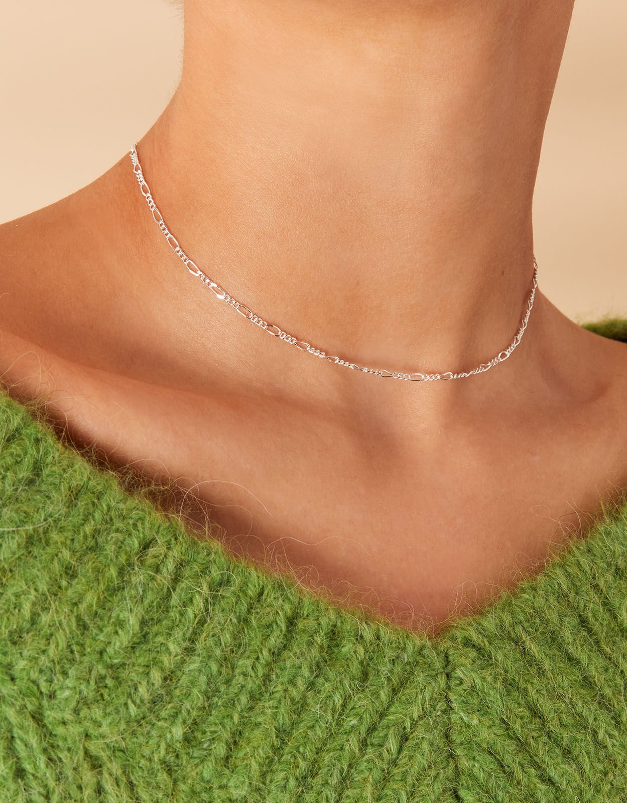 Sterling Silver Filagree Choker Necklace