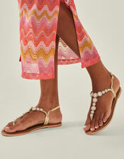 Rome Sparkle Sandals, Gold (GOLD), large